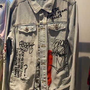 Graffiti Jean jacket